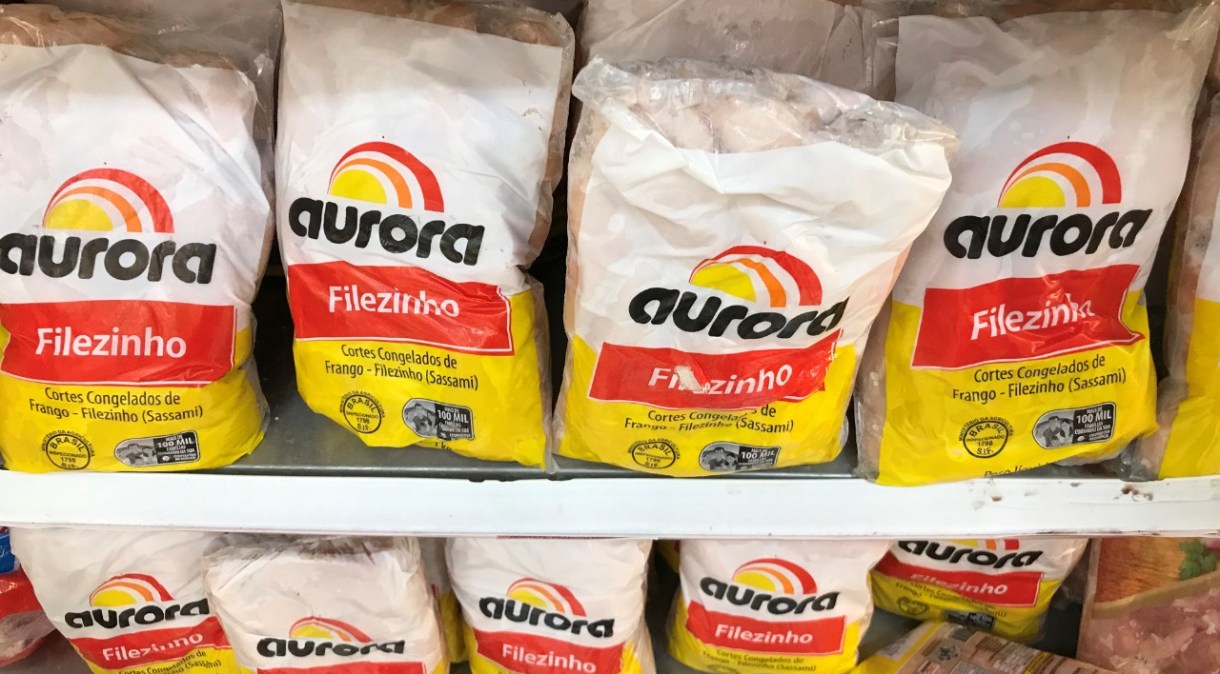 Produtos da Aurora em supermercado no Rio de Janeiro (RJ)