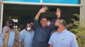 Durante o evento, Bolsonaro agradeceu o apoio de 'parte do Congresso Nacional'