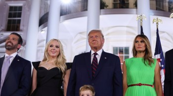 Principal momento da noite foi o discurso de Trump por meio do qual aceitou a indicação do partido para disputar as eleições presidenciais