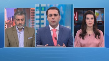 Thiago Anastácio e Gisele Soares participam da edição matinal do quadro O Grande Debate, da CNN