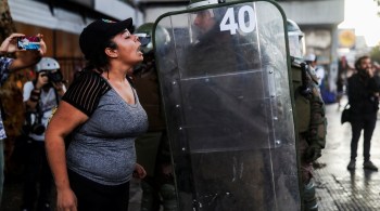 Manifestações foram muito menores do que as realizadas antes da pandemia do novo coronavírus