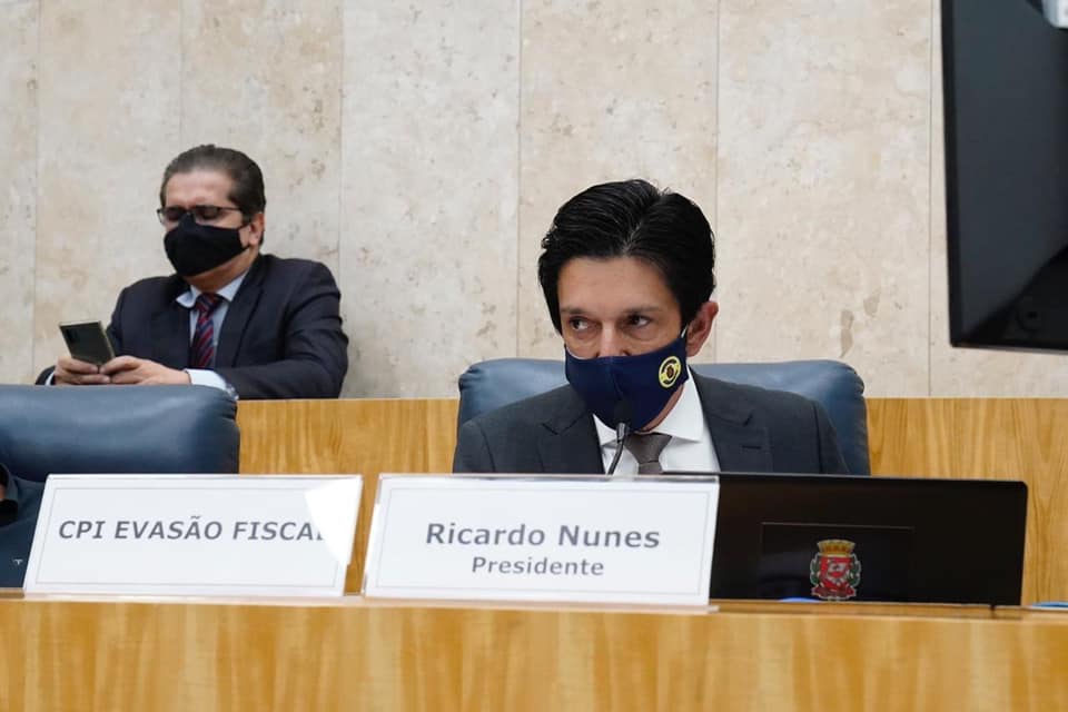 O vereador Ricardo Nunes (MDB) foi escolhido como vice de Bruno Covas em São Paulo