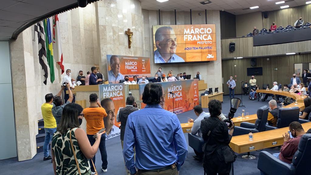 O ex-governador Márcio França é confirmado como o candidato do PSB a prefeito de São Paulo