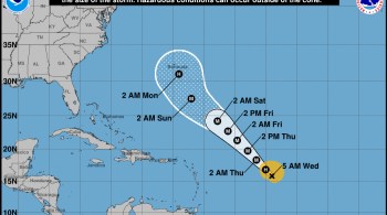 Fenômeno é um dos cinco em atividade na região no pico da temporada de furacões de 2020