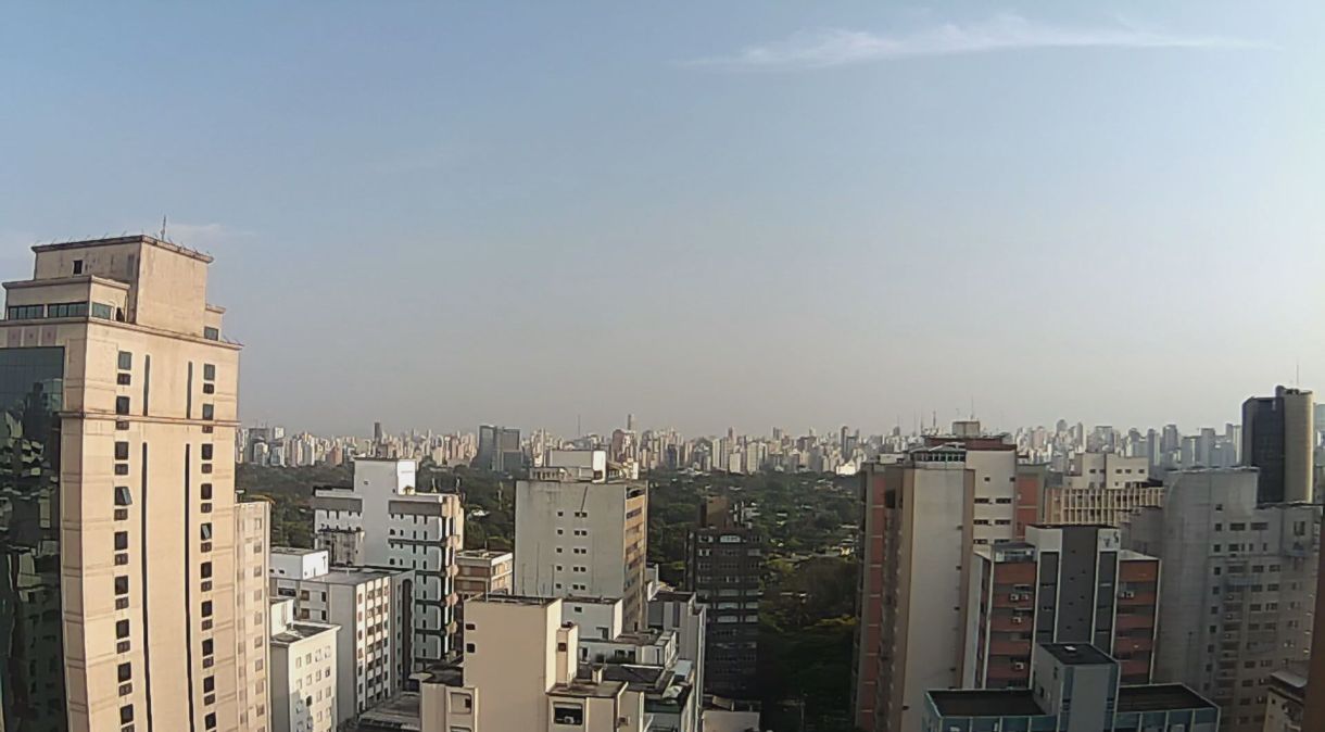 Vista do céu da capital paulista
