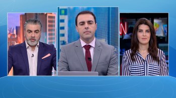 Thiago Anastácio e Gisele Soares participam da edição matinal do quadro O Grande Debate, da CNN