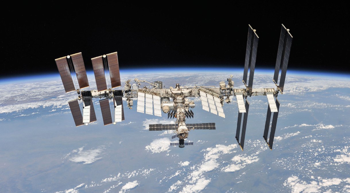 A Estação Espacial Internacional (ISS): câmera flagrou 150 OVNIs
