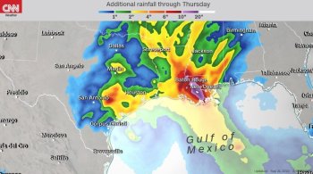 Autoridades emitiram alertas para as áreas costeiras do Texas e de Louisiana