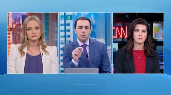 Gisele Soares e Verônica Sterman participam da edição matinal do quadro O Grande Debate, da CNN