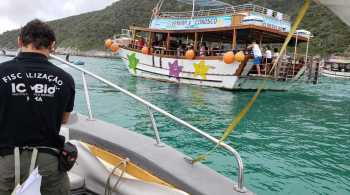 No mês de agosto, um homem foi acusado de promover passeios de barcos irregulares em Arraial do Cabo, na Região dos Lagos