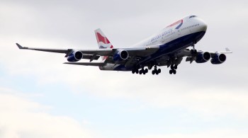 Aeronave deixou o aeroporto de Londres pela última vez 