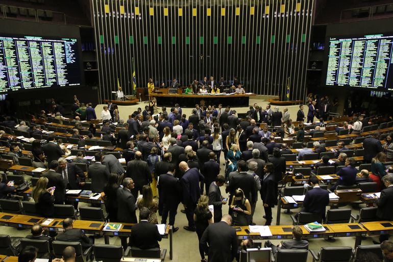 Sessão do Congresso, em Brasília