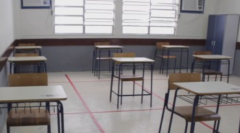 Dos mais de 60 mil alunos esperados, apenas 3 mil compareceram às unidades educacionais