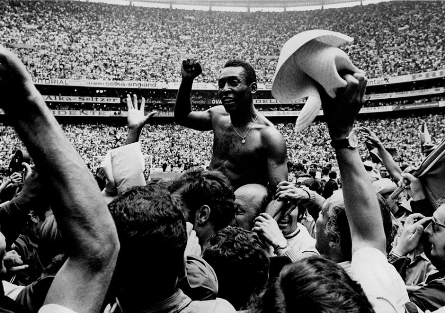Edson Arantes do Nascimento, o Pelé, na Copa do Mundo de 1970
