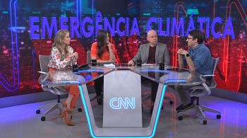 CNN Tonight, talk show apresentado por Mari Palma, Gabriela Prioli e Leandro Karnal, discute emergência climática com Tasso Azevedo, coordenador do MapBiomas