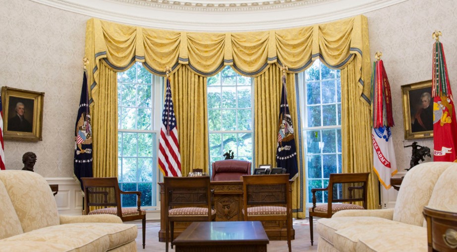Salão Oval da Casa Branca, o gabinete do presidente dos EUA