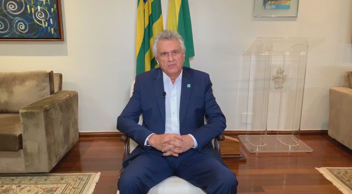 Ronaldo Caiado (DEM), governador de Goiás, informou sobre 1ª morte por coronavírus no estado