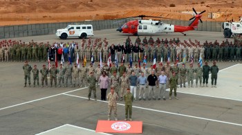 Aeronave da Força Multinacional de Observadores carregava cinco norte-americanos, um francês e um cidadão da República Checa; todos eram militares