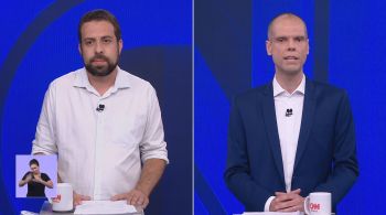 Primeiro debate de segundo turno da cidade de São Paulo entre Bruno Covas (PSDB) e Guilherme Boulos (PSOL) foi realizado na sede nacional da CNN Brasil