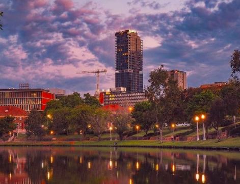 Cidade de Adelaide, na Austrália