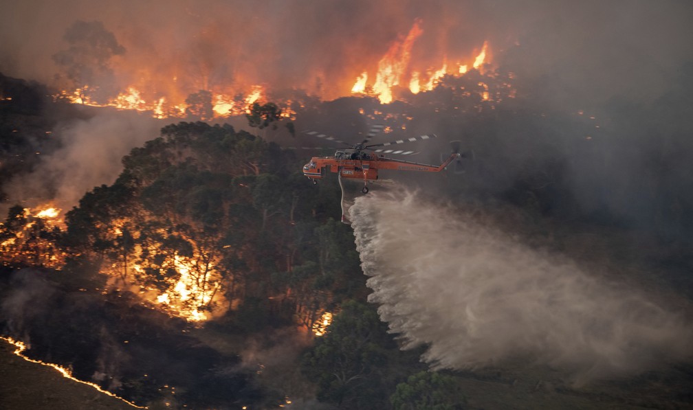 Incêndio em East Gippsland, na Austrália