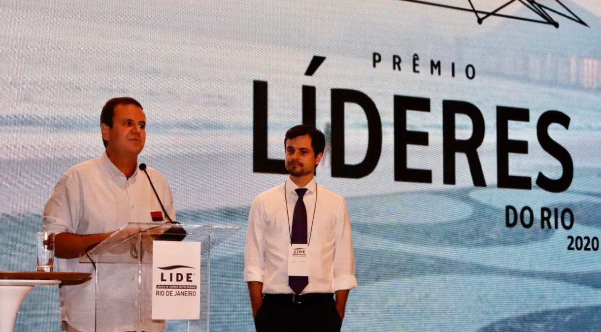 O prefeito eleito do Rio de Janeiro, Eduardo Paes (DEM), e o deputado estadual Chicão Bulhões (Novo)