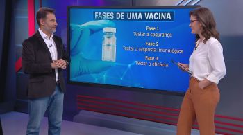 Neurocirurgião Fernando Gomes explicou quando os pesquisadores consideram seguro para encerrar testes com as vacinas contra a Covid-19 