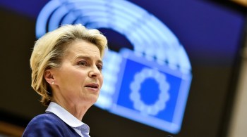 ‘Como estivemos unidos durante a pandemia, sairemos dela juntos e unidos’, disse a presidente da Comissão Europeia, Ursula von der Leyen