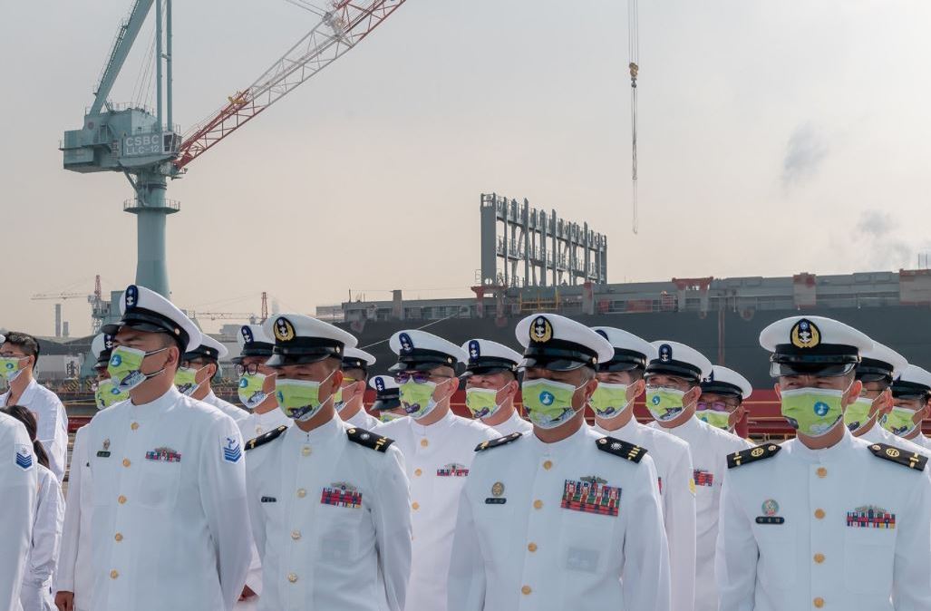Lançamento do programa de submarinos de Taiwan, em novembro