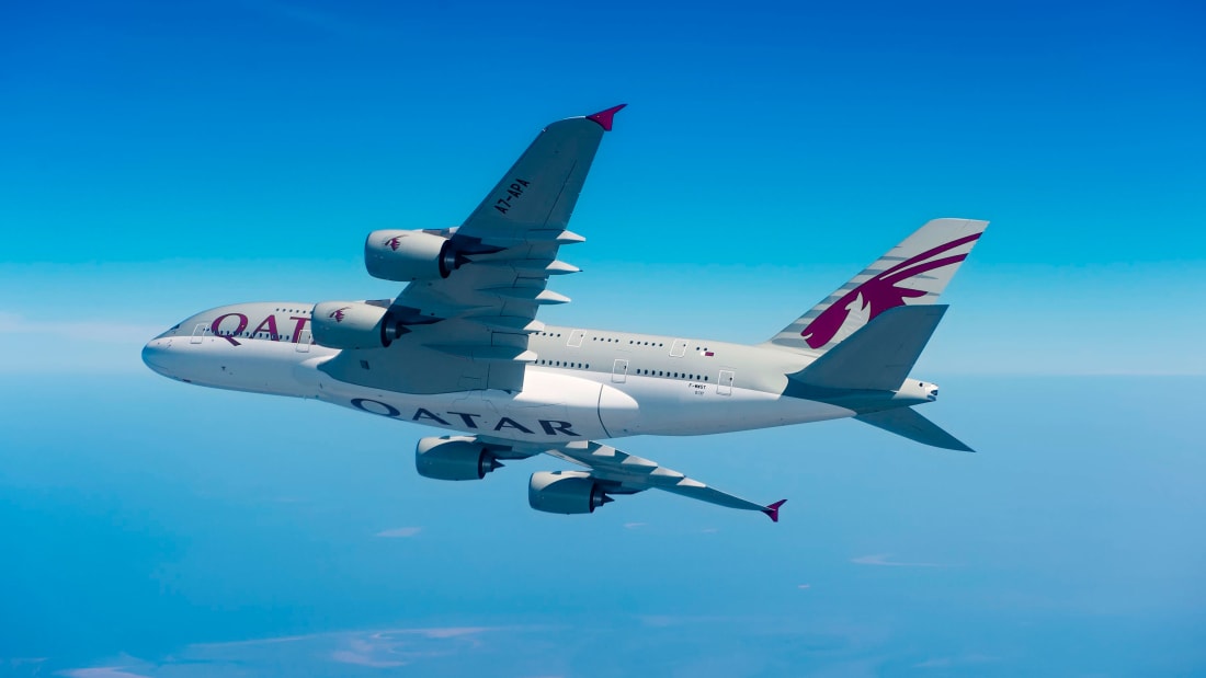 A Qatar Airways é a número dois na lista AirlineRatings.com.