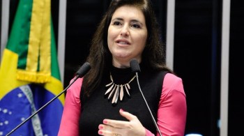 Jorge Kajuru (GO) abriu mão da disputa a presidência da Casa para poder apoiar a colega do MDB do Mato Grosso do Sul