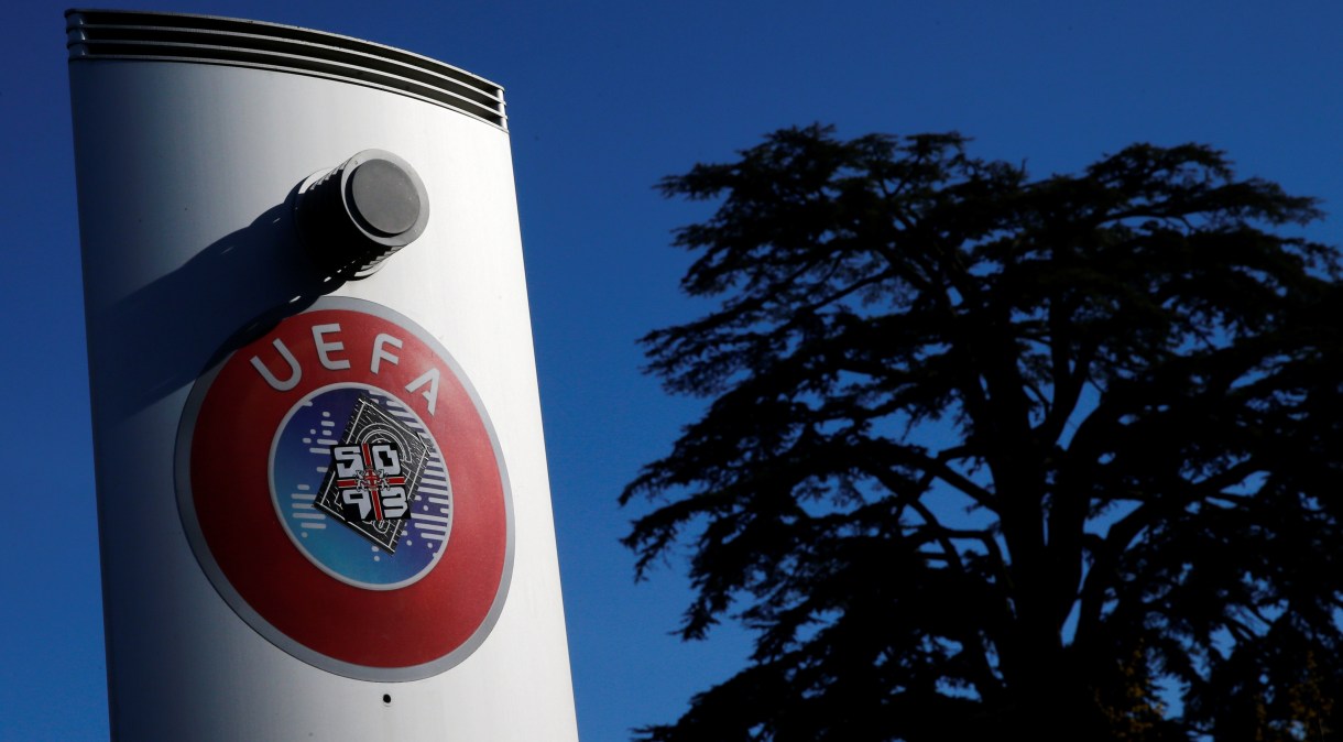 Sede da UEFA, a federação europeia de futebol, em Nyon, na Suíça