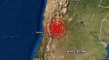 Um tremor de terra na província argentina de San Juan foi sentido em várias regiões do país e no vizinho Chile na noite desta segunda-feira