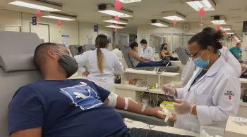 O governo de São Paulo fez um pedido aos doadores de sangue para realizar o ato antes de se vacinarem contra a Covid-19