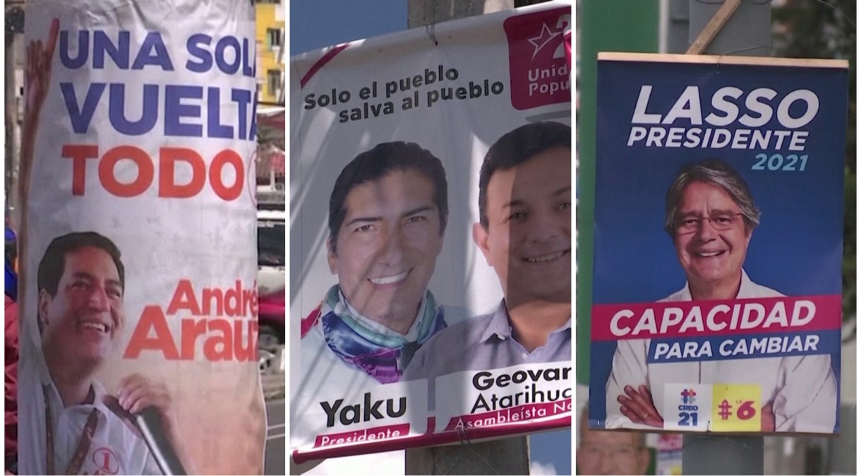 Equatorianos escolhem novo presidente em busca de saída para crise econômica