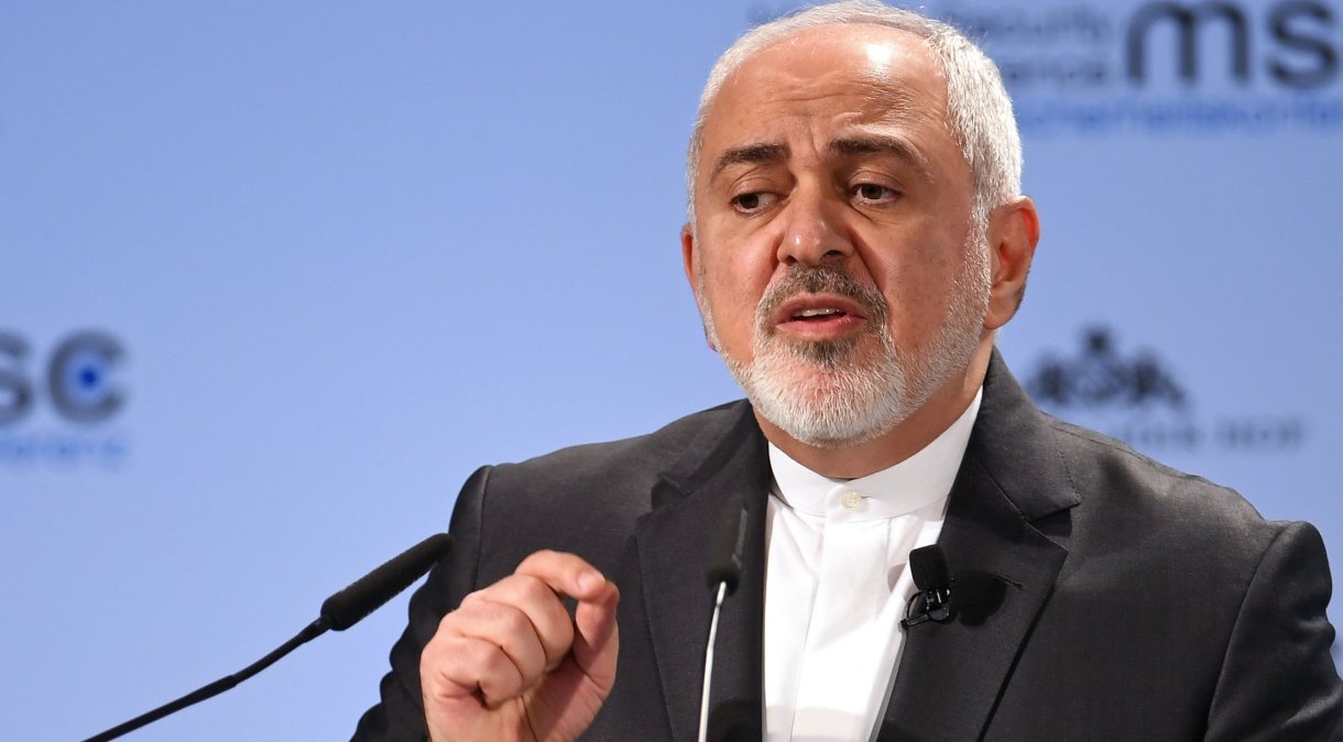 O ministro das Relações Exteriores do Irã, Mohammad Javad Zarif