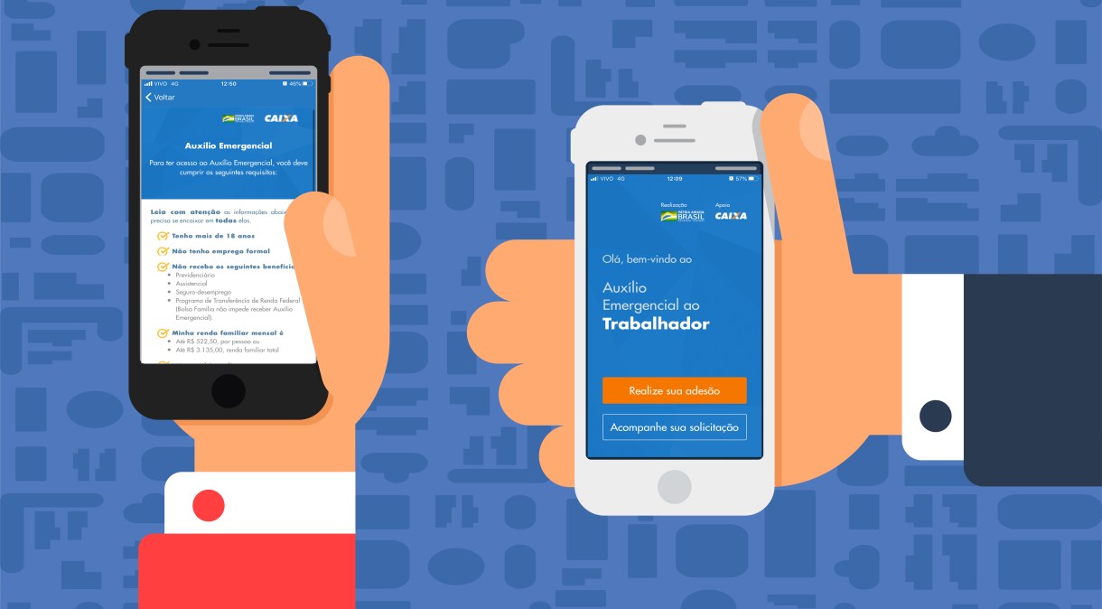 Caixa lançou aplicativo para pagamento de auxílio emergencial
