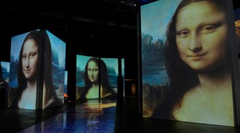 O Museu da Imagem e Som (MIS) Experience foi reaberto em São Paulo neste sábado (13) com a retomada da exposição "Leonardo da Vinci - 500 anos de um gênio"