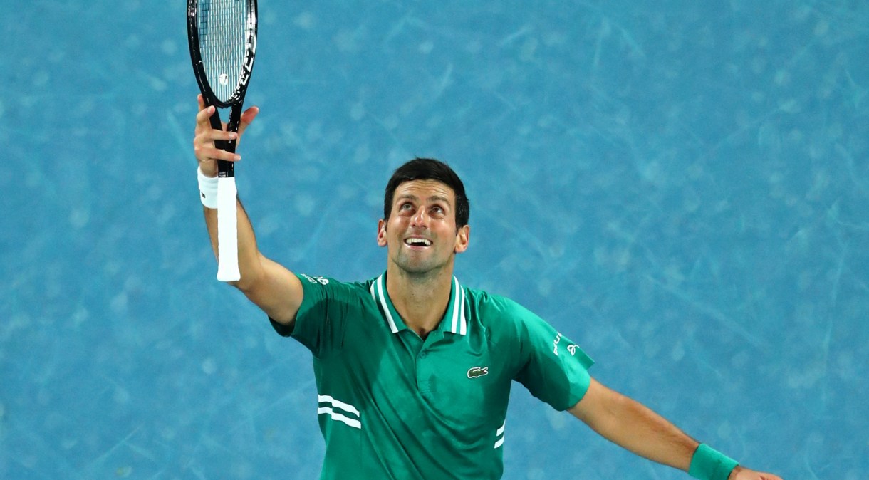 Novak Djokovic alcançou a marca de 300 vitórias em Grand Slams de tênis