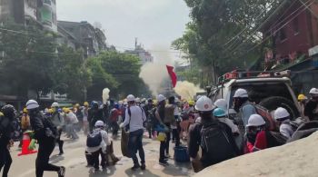 Manifestantes foram alvo de militares destacados para dispersar as marchas contra o governo que ocorrem no país