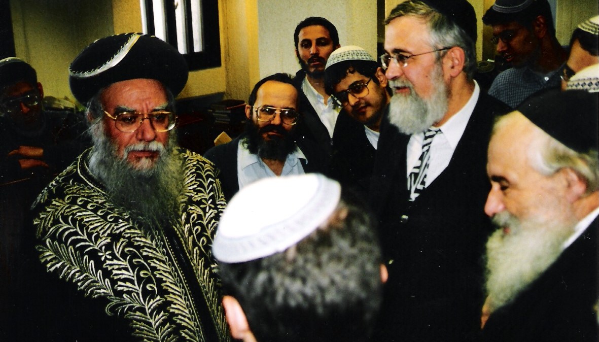 Rabino Eliyahu Bakshi-Doron no Yeshiva Hakotel, em Jerusalém