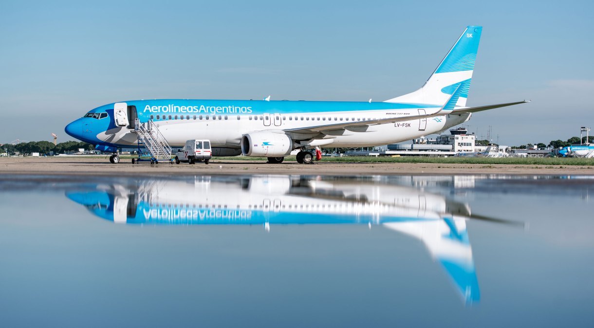 Avião da Aerolineas Argentinas