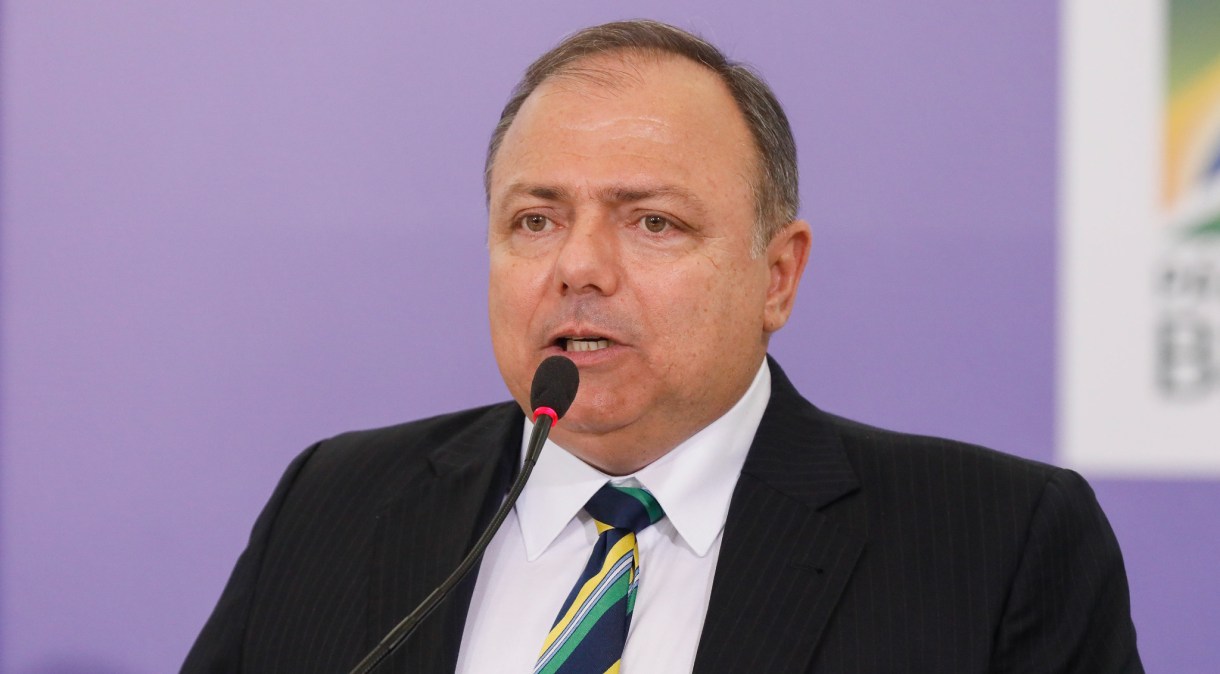 O ministro da Saúde Eduardo Pazuello