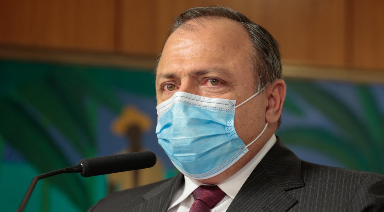 O ministro da Saúde Eduardo Pazuello