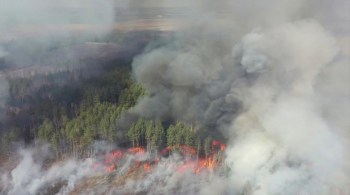 Neblina chega na capital da Ucrânia, aumenta a poluição e os índices de radioatividade 