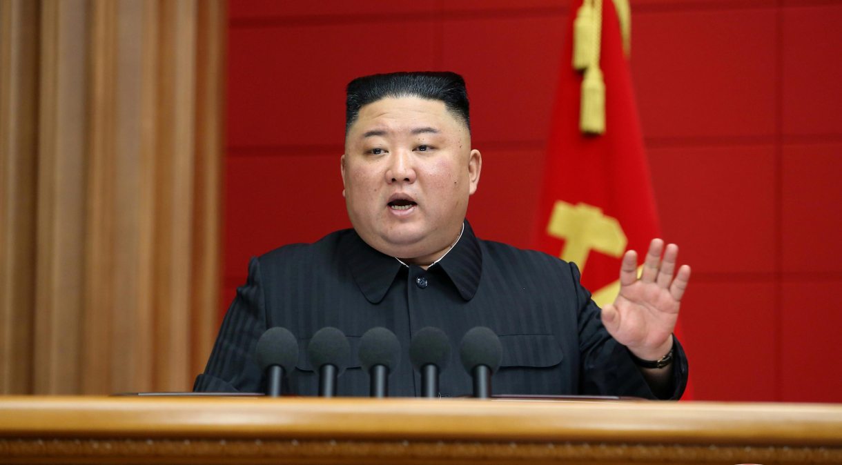 Líder da Coreia do Norte, Kim Jong Un