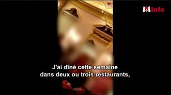 Imagens feitas por jornalista disfarçada em restaurantes de luxo mostram convidados sem máscara; promotor da capital francesa iniciou investigação