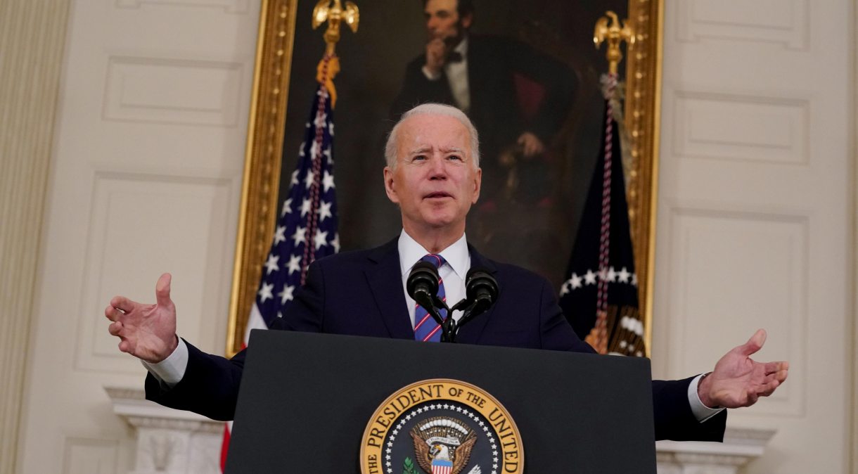 Presidente dos EUA, Joe Biden, em Washington