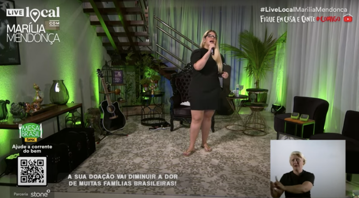 Cantora Marília Mendonça quebra recorde de visualizações em live no Youtube