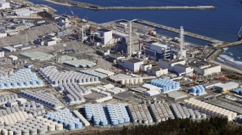 No início deste ano, 5,5 toneladas de água contendo materiais radioativos vazaram de um dispositivo em Fukushima